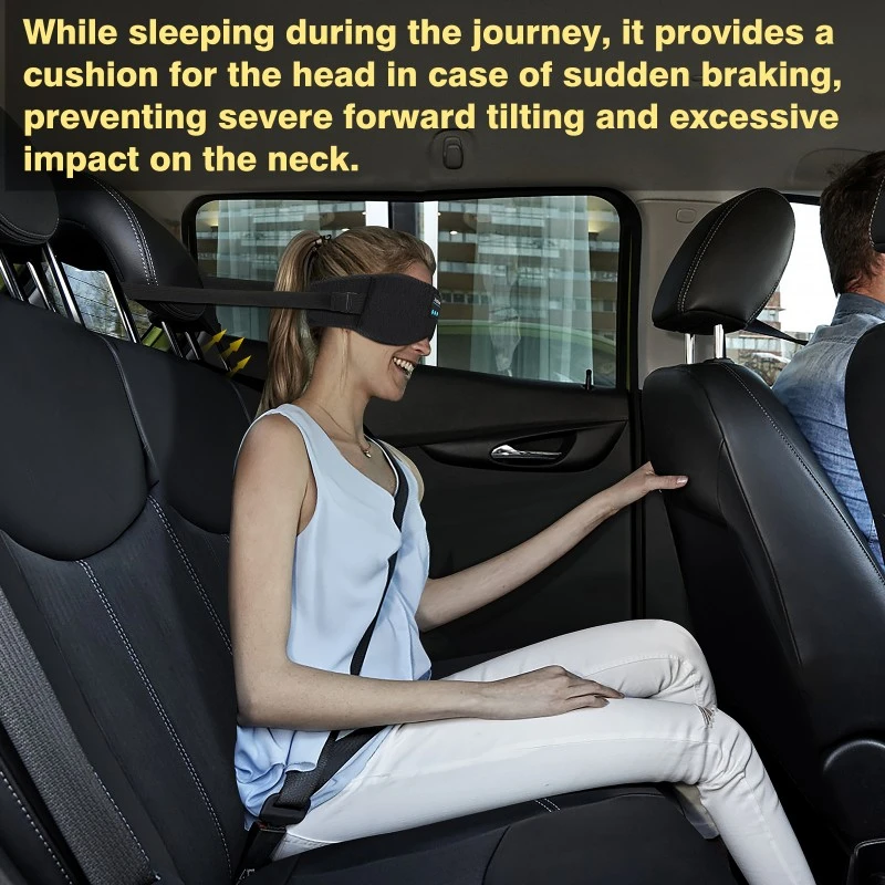 Car Bluetooth Sleep Eye Mask Black Car Bluetooth Sleep Eye Mask Black