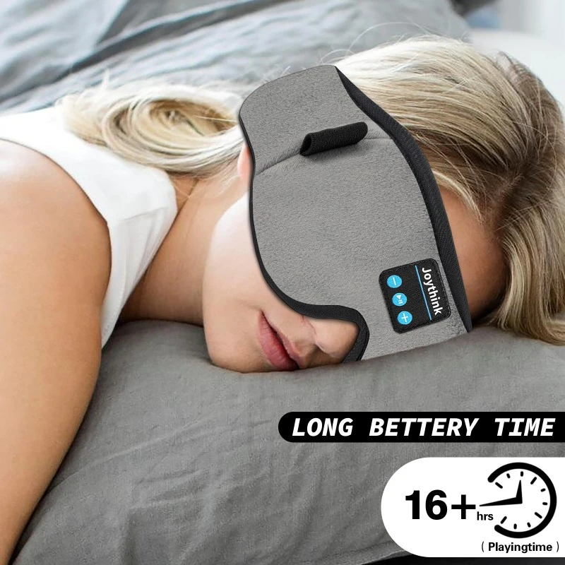 Car Bluetooth Sleep Eye Mask Grey Car Bluetooth Sleep Eye Mask Grey