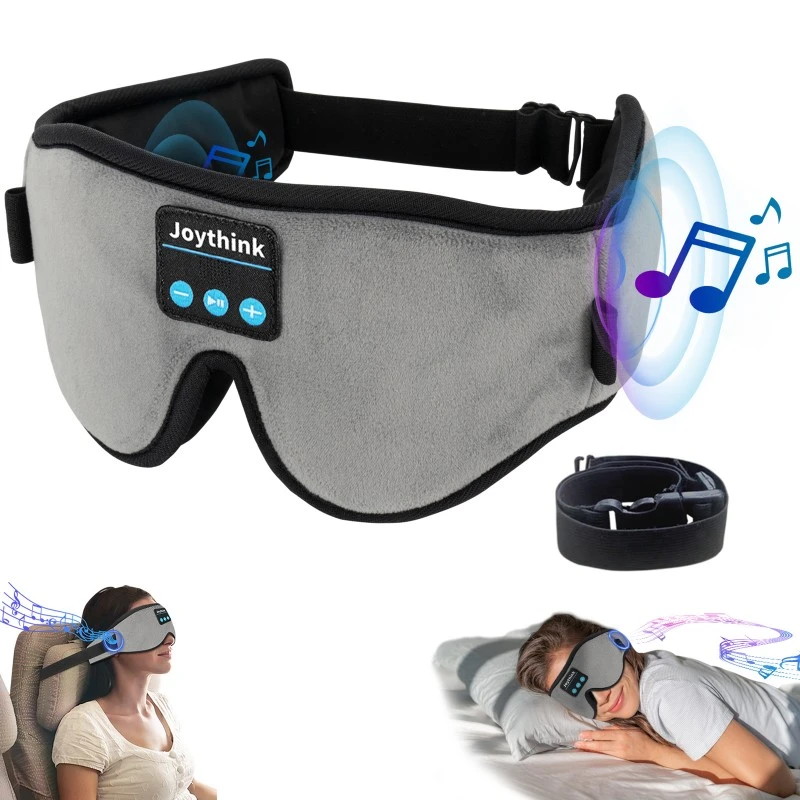 Car Bluetooth Sleep Eye Mask Grey Car Bluetooth Sleep Eye Mask Grey