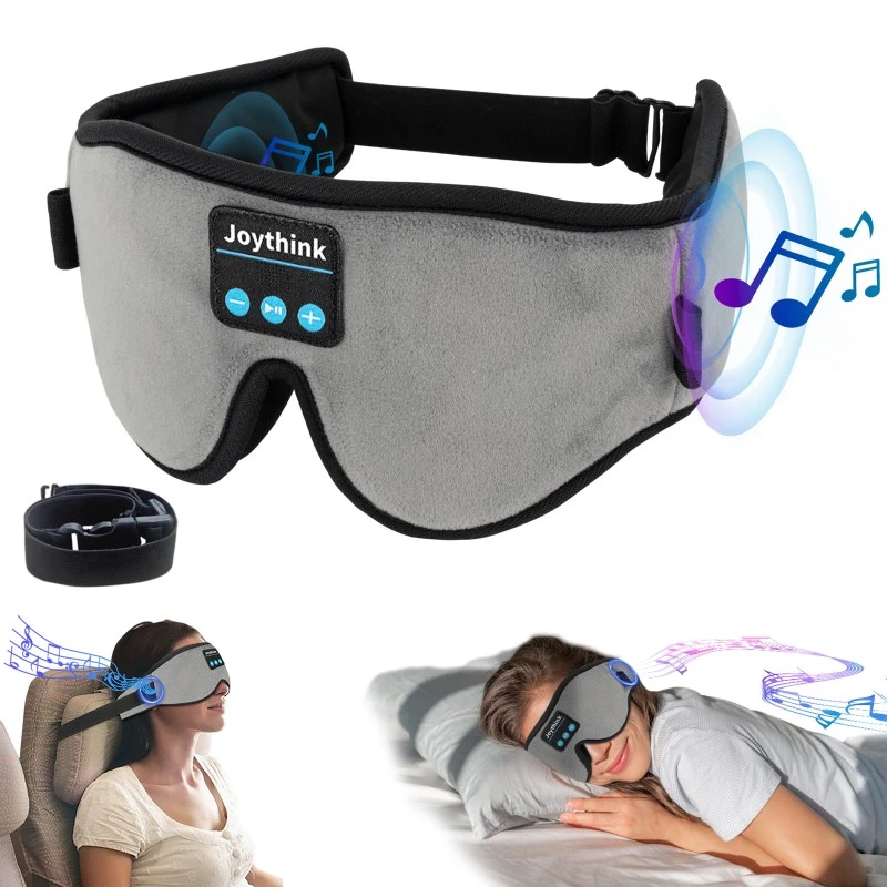 Car Bluetooth Sleep Eye Mask Grey Car Bluetooth Sleep Eye Mask Grey