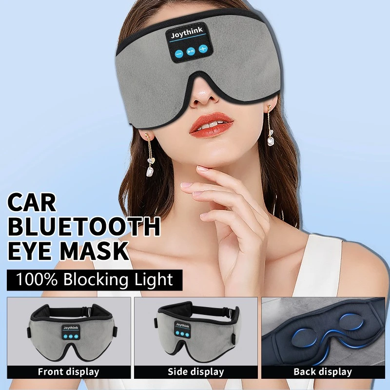 Car Bluetooth Sleep Eye Mask Grey Car Bluetooth Sleep Eye Mask Grey